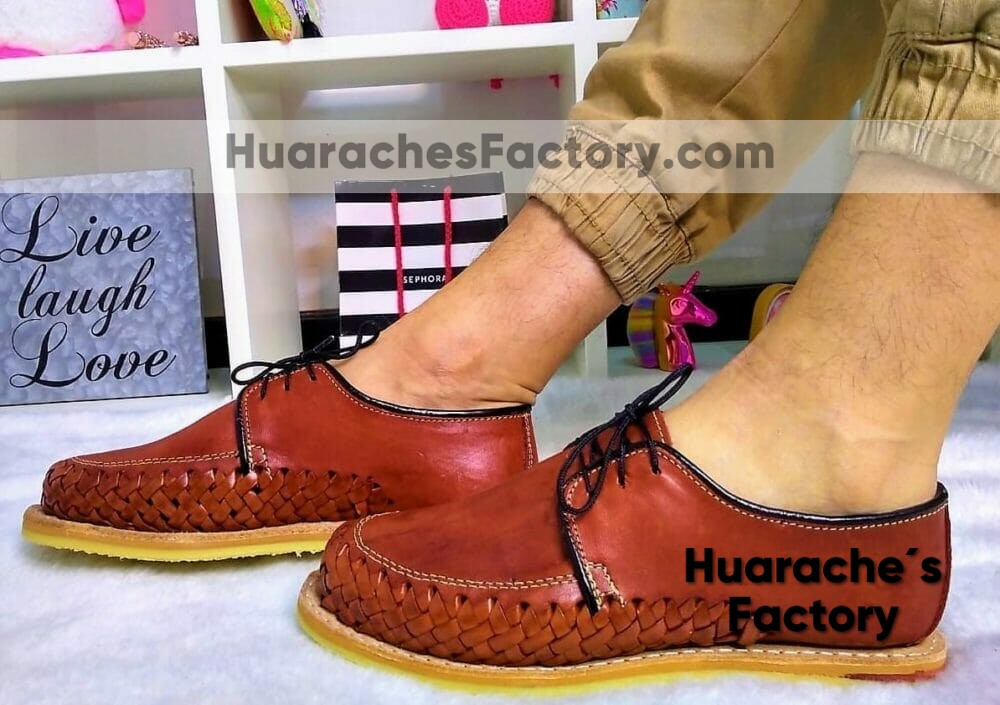 Huarache mexicano zapato artesanal mayoreo fabrica para hombre - Huarache´s Factory