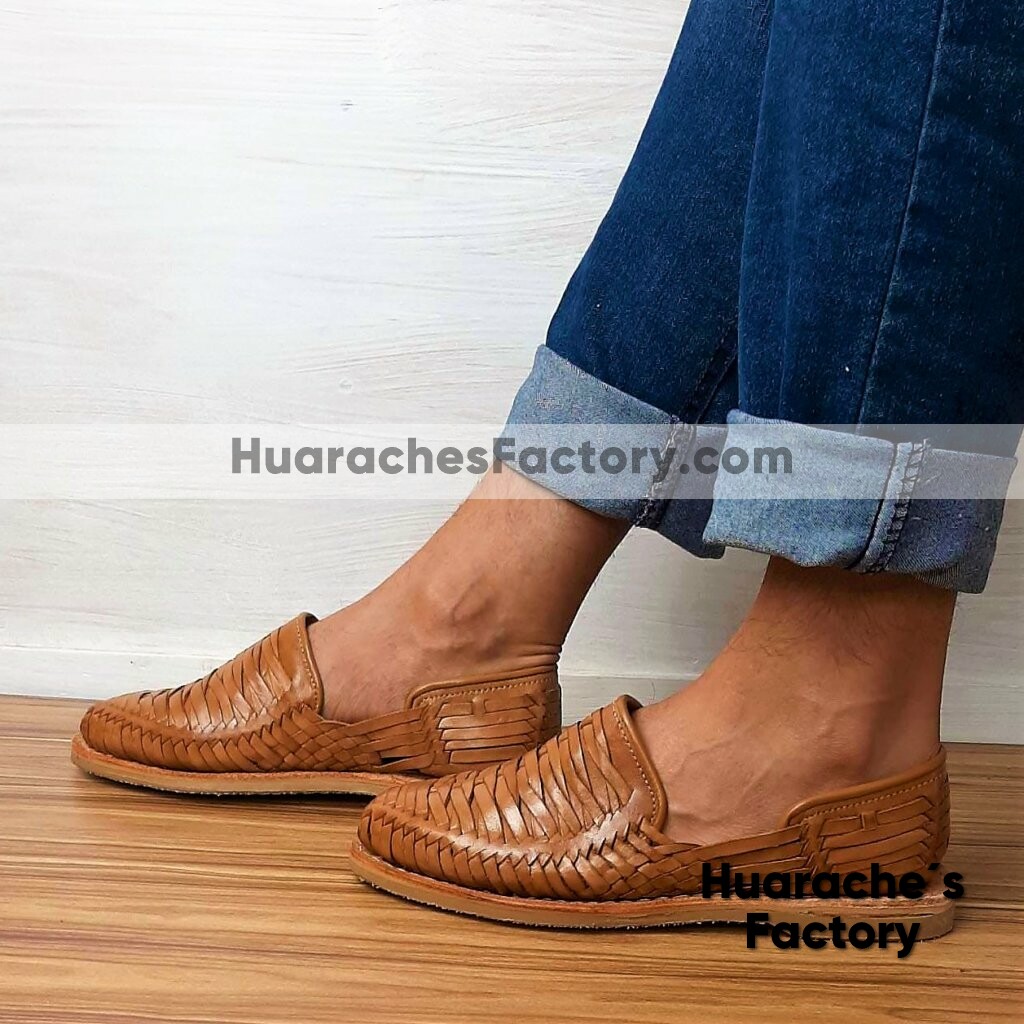 Huarache mexicano zapato artesanal mayoreo fabrica para hombre piso - Huarache´s Factory