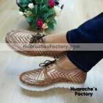 zs00046 Huarache artesanal piso mujer mayoreo fabricante calzado zapatos proveedor sandalias taller maquilador