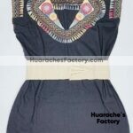 rj0057 Blusa artesanal rococo bordado a mano mujer mayoreo fabricante proveedor taller maquilador (1)