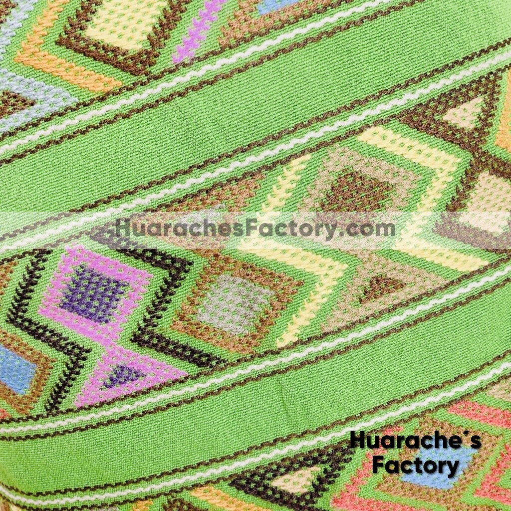 rj0109 Par de Cojines artesanal estambre bordado a mano mujer mayoreo fabricante proveedor taller maquilador (2)