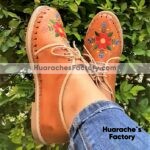 zs00059 Huarache artesanal piso mujer mayoreo fabricante calzado zapatos proveedor sandalias taller maquilador