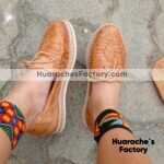 zj00725 Huarache artesanal piso mujer mayoreo fabricante calzado zapatos proveedor sandalias taller maquilador