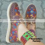 zj00755 Huarache artesanal piso mujer mayoreo fabricante calzado zapatos proveedor sandalias taller maquilador (3)