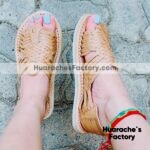 zj00807 Huarache artesanal piso mujer mayoreo fabricante calzado zapatos proveedor sandalias taller maquilador (1)