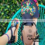 zs00779 Huarache artesanal plataforma mujer mayoreo fabricante calzado zapatos proveedor sandalias taller maquilador (3)