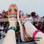 zj00808 Huarache artesanal piso mujer mayoreo fabricante calzado zapatos proveedor sandalias taller maquilador