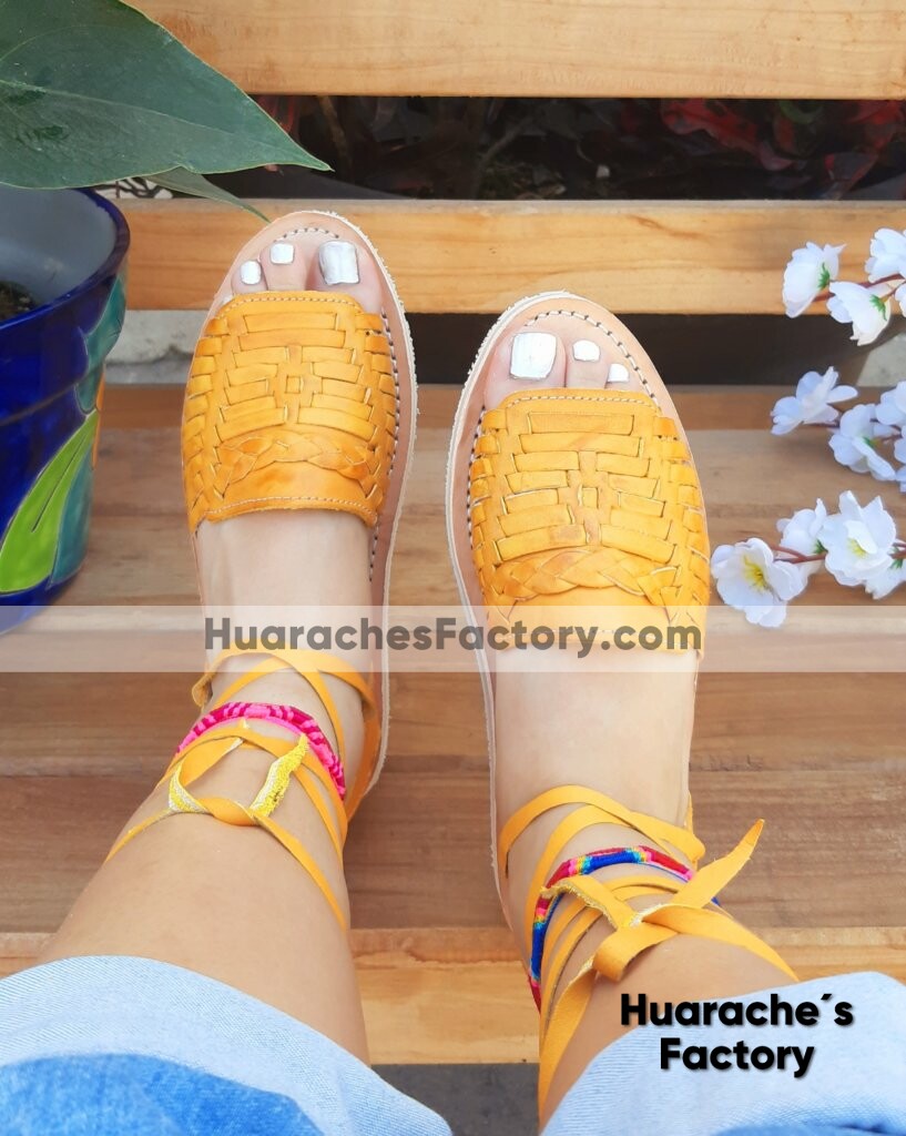 zj00811 Huarache artesanal piso mujer mayoreo fabricante calzado zapatos proveedor sandalias taller maquilador (2)