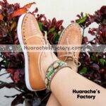 zs00787 Huaraches artesanales de piso mujer mayoreo fabricante calzado zapatos proveedor sandalias taller maquilador