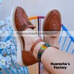 zj00831 Huaraches artesanales de piso mujer mayoreo fabricante calzado zapatos proveedor sandalias taller maquilador (1)
