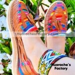 zj00852 Huarache artesanal piso mujer mayoreo fabricante calzado zapatos proveedor sandalias taller maquilador (1)