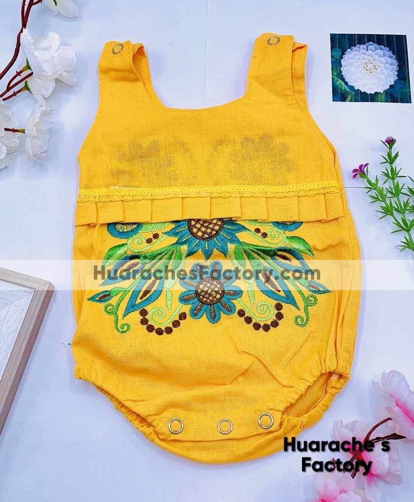 temor Mariscos Modernizar rj00693 Pañalero para bebe de manta amarillo para Bebe artesanal Sahuayo  Michoacan Proveedor Mayorista - Huarache´s Factory