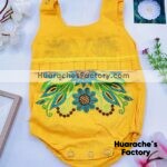rj00693 Pañalero para bebe de manta amarillo artesanal mexicano para Bebe hecho en Sahuayo Michoacan mayoreo fabrica